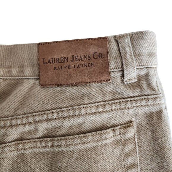 Ralph Lauren Lauren Jeans Co. Jeans‎ Size 12 khaki Straight 100% Cotton - Picture 5 of 11